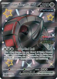 Iron Treads ex (Paldean Fates Stamped) 073