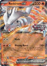 Reshiram ex (White Flare Stamped) 020/086
