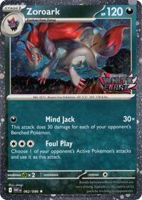 Zoroark (White Flare Stamped) 062/086