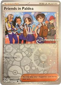 Friends in Paldea 109/131 Professor Program Promos Reverse Holo Pokémon card