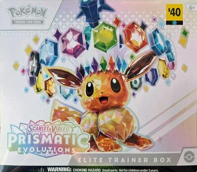 Prismatic Evolutions Elite Trainer Box (Dollar General Exclusive)