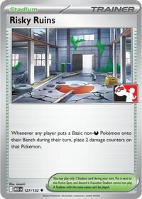 Risky Ruins 127/132 Prize Pack Series Cards Pokémon card