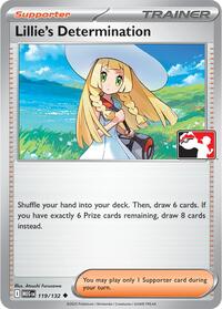 Lillie's Determination 119/132 Prize Pack Series Cards Pokémon card