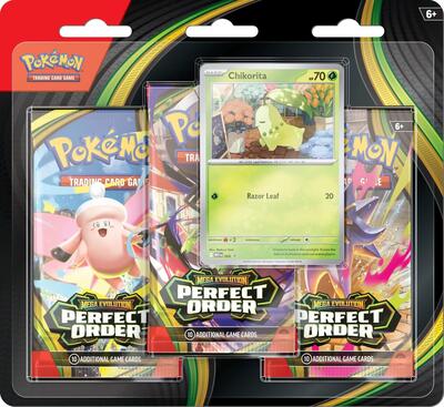Perfect Order 3 Pack Blister [Chikorita]