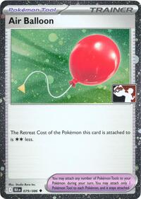 Air Balloon (Cosmos Holo) 079/086 Prize Pack Series Cards Pokémon card