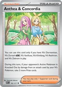 Anthea & Concordia 182/217 Ascended Heroes Reverse Holo Pokémon card