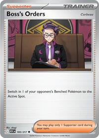 Boss's Orders [Corbeau] 183/217 Ascended Heroes Reverse Holo Pokémon card