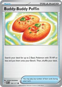 Buddy-Buddy Poffin 184/217 Ascended Heroes Reverse Holo Pokémon card