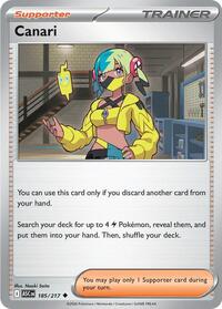 Canari 185/217 Ascended Heroes Reverse Holo Pokémon card