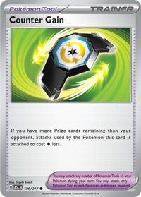 Counter Gain 186/217 Ascended Heroes Reverse Holo Pokémon card