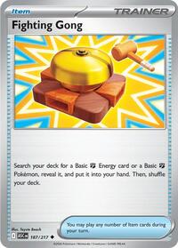 Fighting Gong 187/217 Ascended Heroes Reverse Holo Pokémon card
