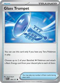 Glass Trumpet 189/217 Ascended Heroes Reverse Holo Pokémon card