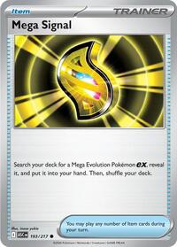 Mega Signal 193/217 Ascended Heroes Reverse Holo Pokémon card