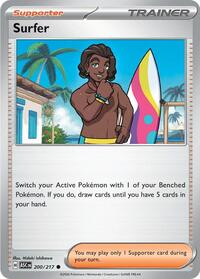 Surfer 200/217 Ascended Heroes Reverse Holo Pokémon card