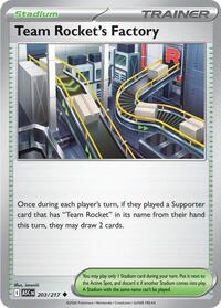 Team Rocket's Factory 203/217 Ascended Heroes Reverse Holo Pokémon card