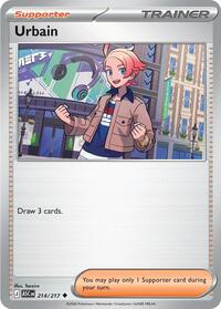 Urbain 214/217 Ascended Heroes Reverse Holo Pokémon card