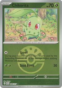 Chikorita (Friend Ball) 008/217 · Reverse Holo
