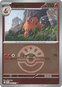 Pignite (Friend Ball) 030/217 · Reverse Holo