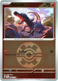 Salandit (Quick Ball) 034/217 · Reverse Holo