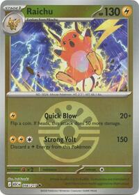 Raichu (Friend Ball) 056/217 · Reverse Holo