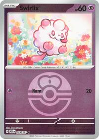 Swirlix (Love Ball) 093/217 · Reverse Holo