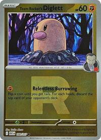Team Rocket's Diglett (Team Rocket) 100/217 · Reverse Holo
