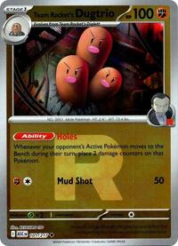 Team Rocket's Dugtrio (Team Rocket) 101/217 · Reverse Holo