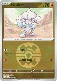 Meditite (Quick Ball) 103/217 · Reverse Holo