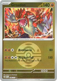 Groudon (Dusk Ball) 108/217 · Reverse Holo