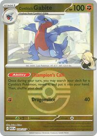 Cynthia's Gabite (Poke Ball) 110/217 · Reverse Holo