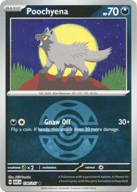 Poochyena (Dusk Ball) 128/217 · Reverse Holo