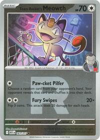 Team Rocket's Meowth (Team Rocket) 161/217 · Reverse Holo