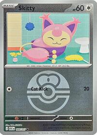 Skitty (Love Ball) 165/217 · Reverse Holo