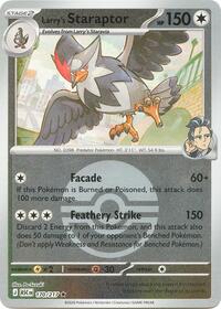 Larry's Staraptor (Poke Ball) 170/217 · Reverse Holo