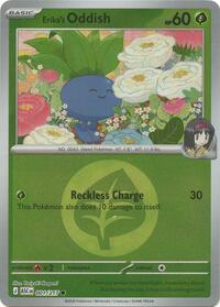 Erika's Oddish (Energy Symbol Pattern) 001/217 · Reverse Holo