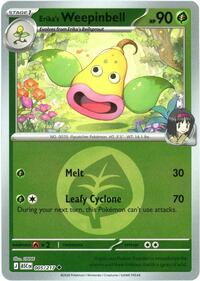 Erika's Weepinbell (Energy Symbol Pattern) 005/217 · Reverse Holo