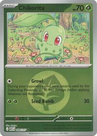 Chikorita (Energy Symbol Pattern) 008/217 · Reverse Holo