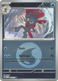 Weavile (Energy Symbol Pattern) 045/217 · Reverse Holo