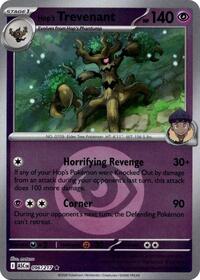 Hop's Trevenant (Energy Symbol Pattern) 096/217 · Reverse Holo