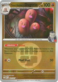 Team Rocket's Dugtrio (Energy Symbol Pattern) 101/217 · Reverse Holo