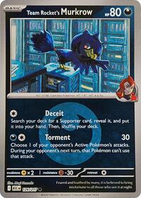 Team Rocket's Murkrow (Energy Symbol Pattern) 126/217 · Reverse Holo