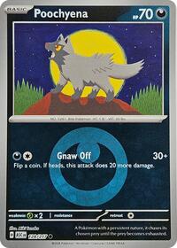 Poochyena (Energy Symbol Pattern) 128/217 · Reverse Holo