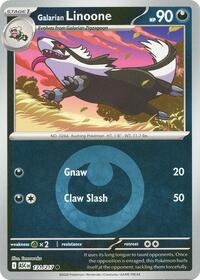 Galarian Linoone (Energy Symbol Pattern) 131/217 · Reverse Holo