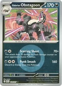 Galarian Obstagoon (Energy Symbol Pattern) 132/217 · Reverse Holo