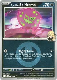 Cynthia's Spiritomb (Energy Symbol Pattern) 133/217 · Reverse Holo