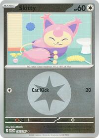 Skitty (Energy Symbol Pattern) 165/217 · Reverse Holo