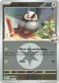 Larry's Starly (Energy Symbol Pattern) 168/217 · Reverse Holo