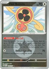 Fan Rotom (Energy Symbol Pattern) 171/217 · Reverse Holo