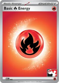 Basic Fire Energy - MEE 002 002 Prize Pack Series Cards Pokémon card