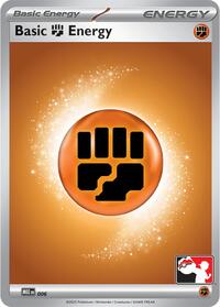 Basic Fighting Energy - MEE 006 006 Prize Pack Series Cards Pokémon card